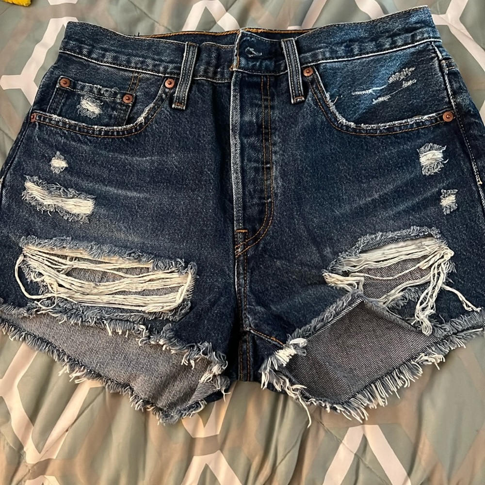 Denim shorts